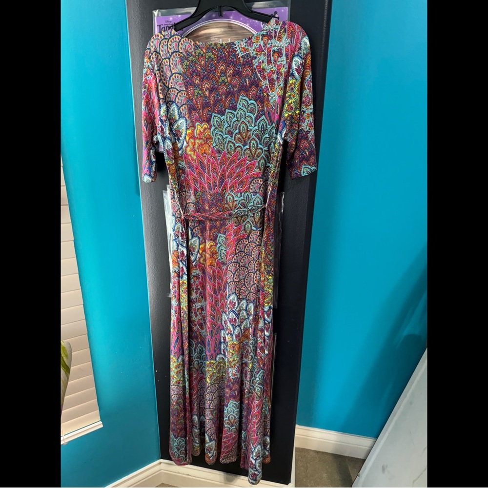 MSK Colorful Patterned Dress - Picture 2 of 4